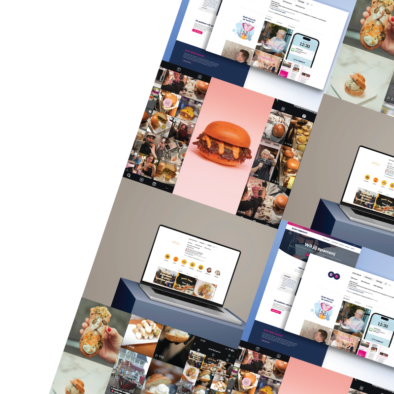 Socials & content door featurn